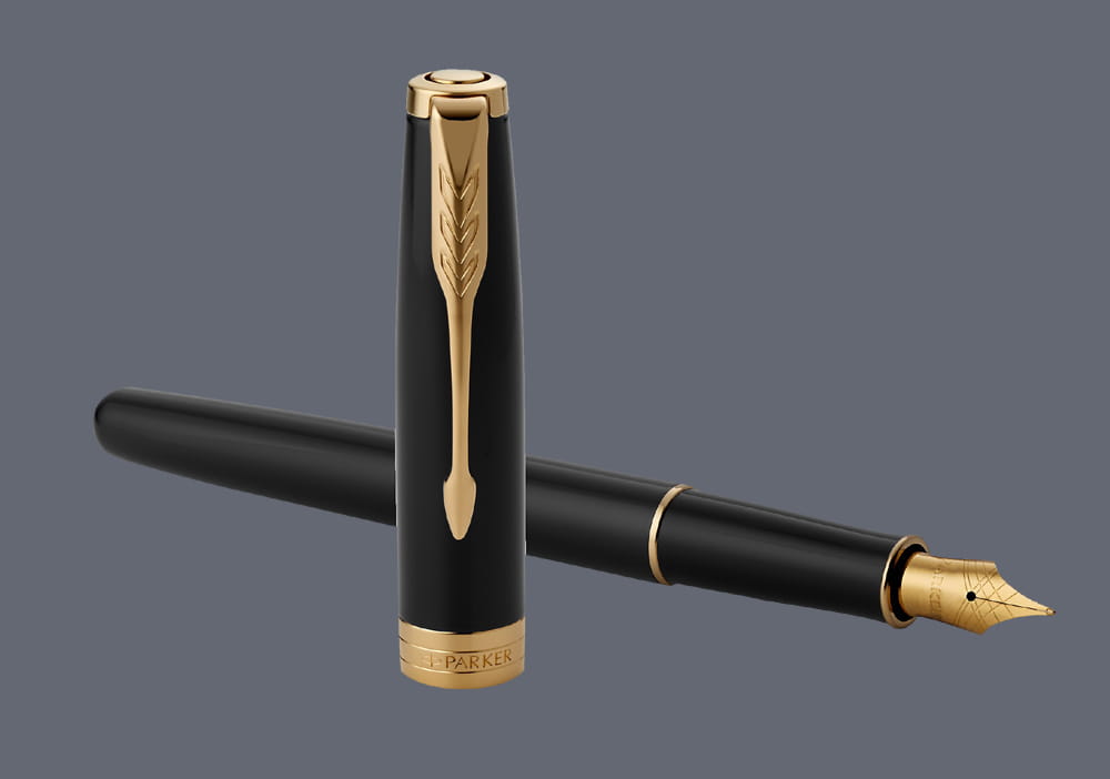 PARKER Pióro wieczne Czarny lakier 1931494 - obrazek 4