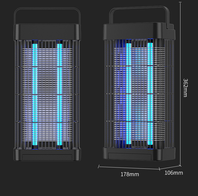 Elektroniczna pułapka na komary z lampami UV - obrazek 3