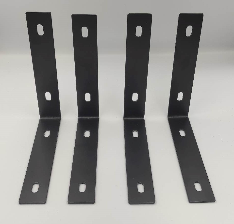 4x Wspornik narożny półki czarny L - obrazek 2
