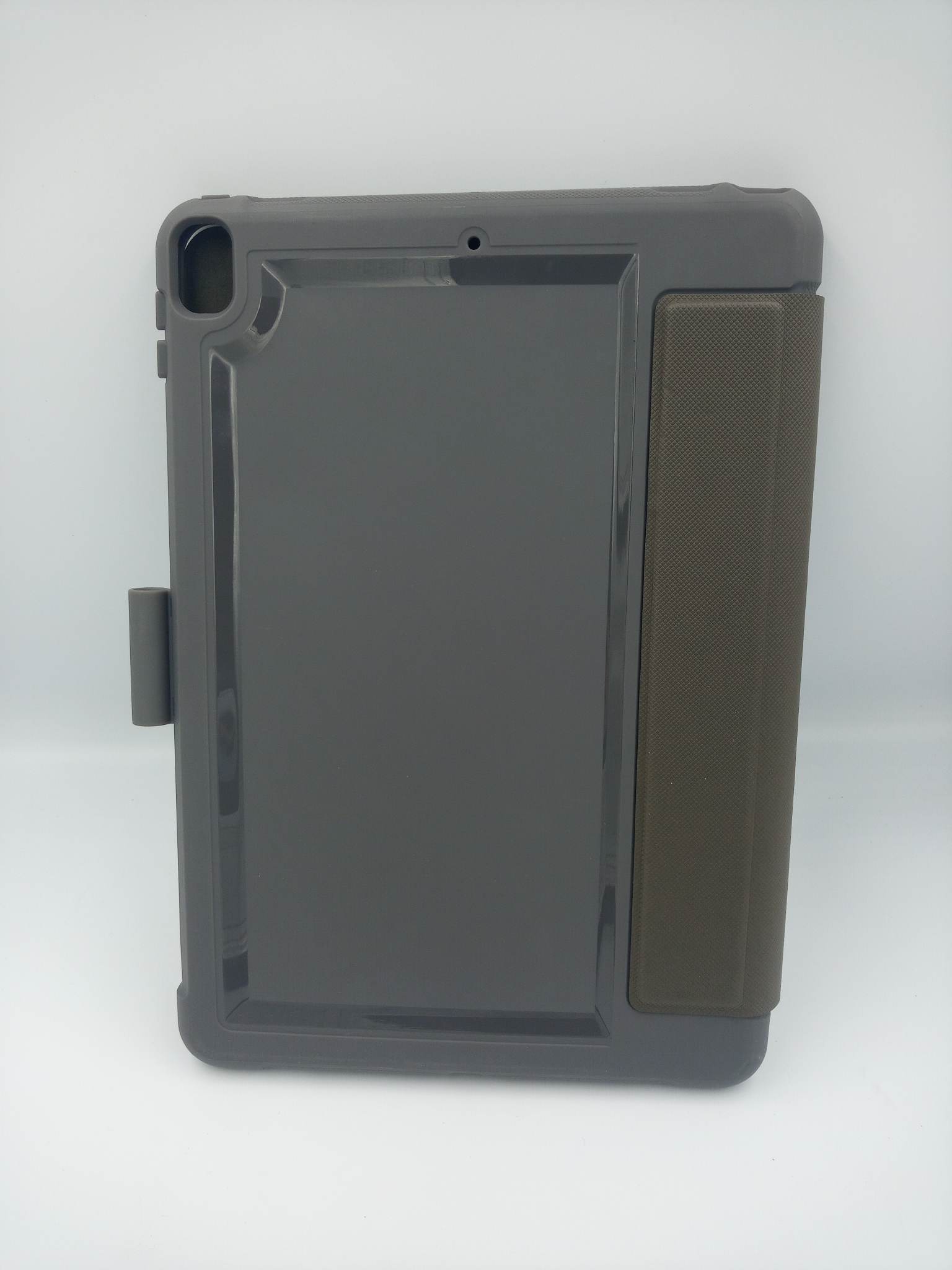 Etui do tableta iPad brązowe z klapką - obrazek 2