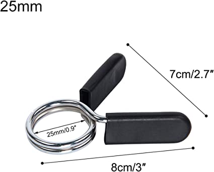 2x Zacisk na gryf sprężynowy 25mm - obrazek 2