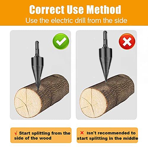 ŁUPARKA ŚWIDER DREWNA OPAŁOWEGO WIERTARKI 42MM - obrazek 6