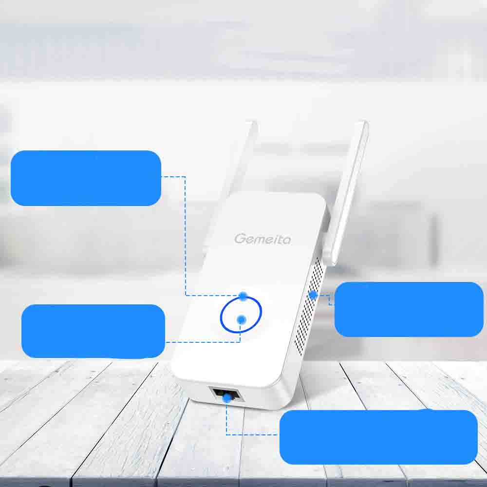 Gemeita CF-WR752AC WiFi Repeater Wzmacniacz 1200Mbs - obrazek 5
