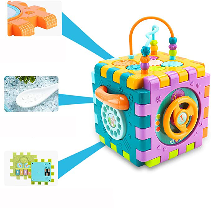 Nicknack Zabawka kostka edukacyjna 6w1 - obrazek 5