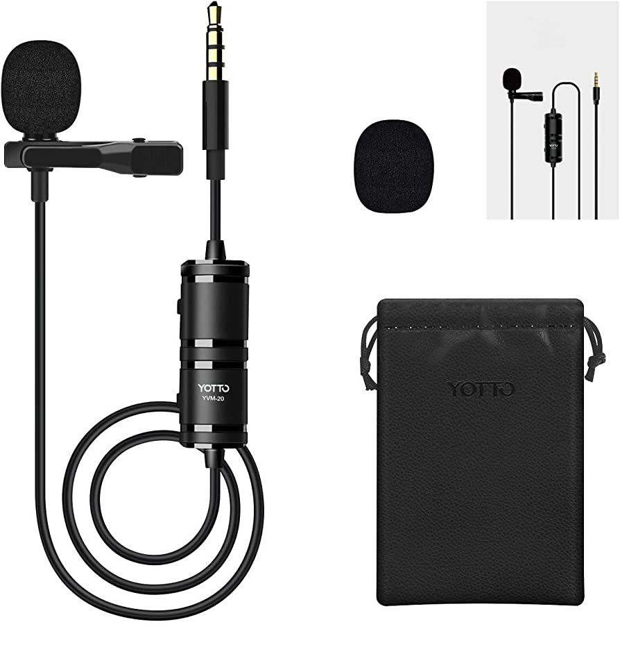 Mikrofon na klip Yotto YVM-20 lavalier 3,5mm - obrazek 2