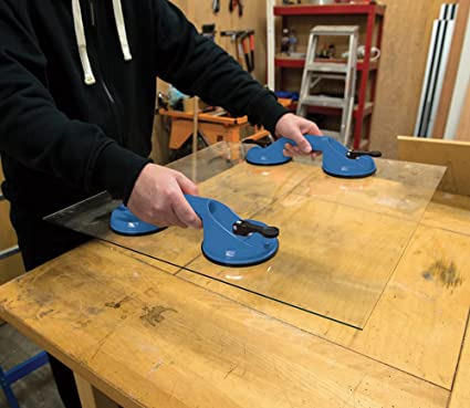 SILVERLINEC Podwójna przyssawka do szkła, glazur 70kg - obrazek 2