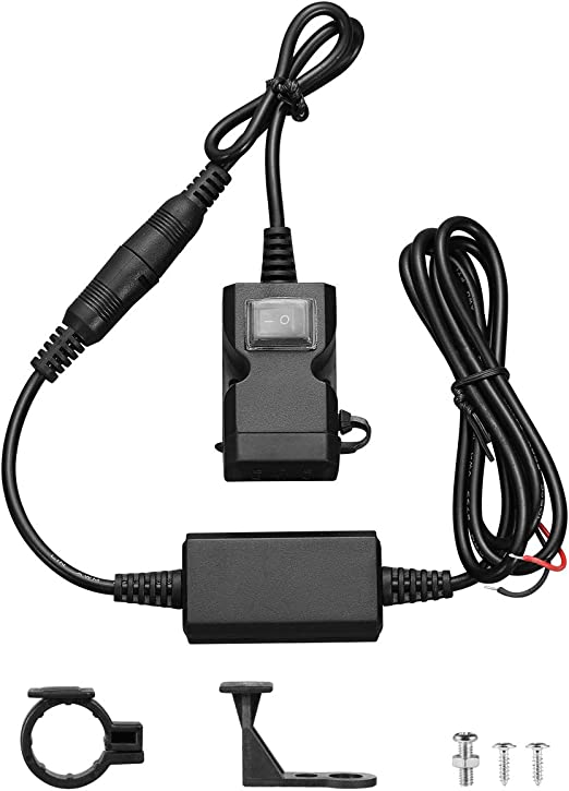 VOSAREA Wodoodporna ładowarka motocyklowa USB Kierownica Tylne - obrazek 2