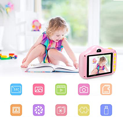 APARAT CYFROWY KAMERA DLA DZIECI FULL HD 1080P - obrazek 2