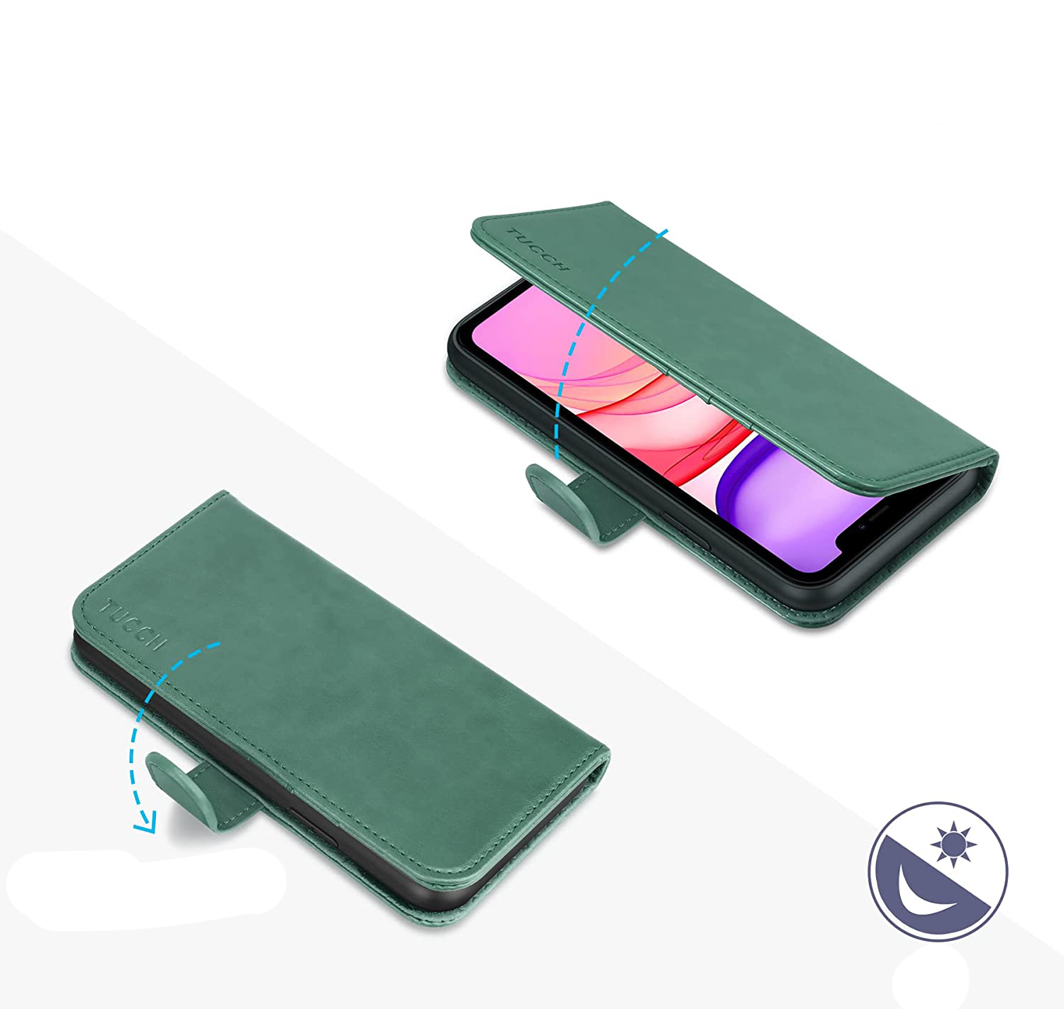 ETUI SKÓRZANE CASE KABURA Iphone 11 PRO 5,8 " - obrazek 2