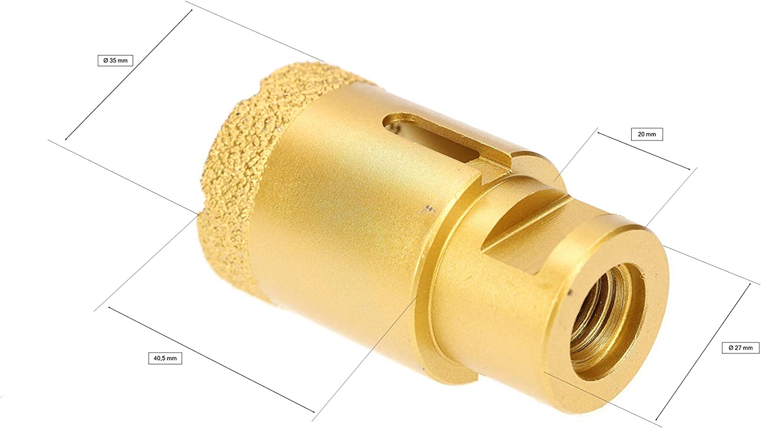 OTWRONICA DIAMENTOWA 35MM MARMUR KAMIEŃ M14 - obrazek 3