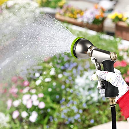 Zraszacz wody pistolet na wąż ogrodowy 9-funkcyjny - obrazek 5