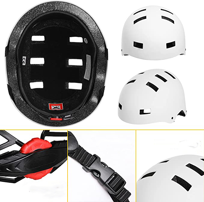 Wielofunkcyjny kask na rower deskorolkę rolki e-skuter BMX - obrazek 4