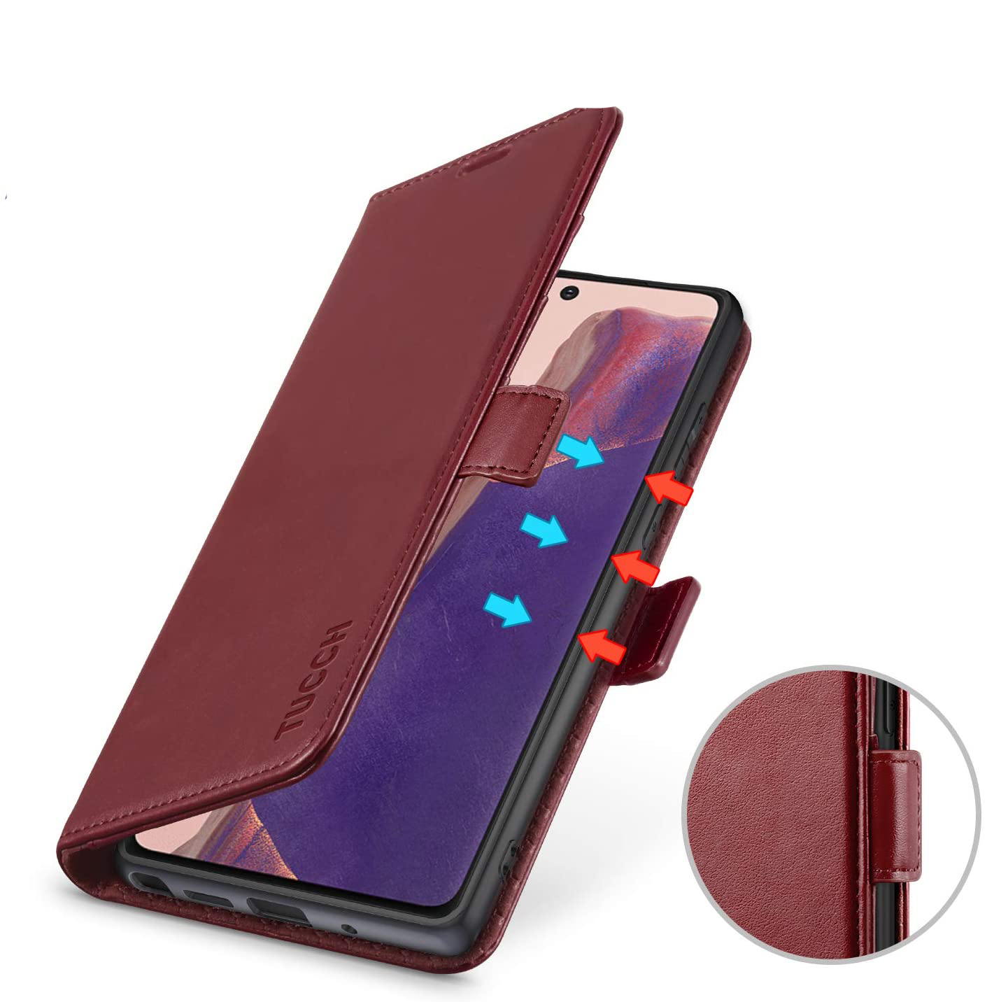 ETUI SKÓRZANE CASE KABURA SAMSUNG NOTE 20 ULTRA - obrazek 2