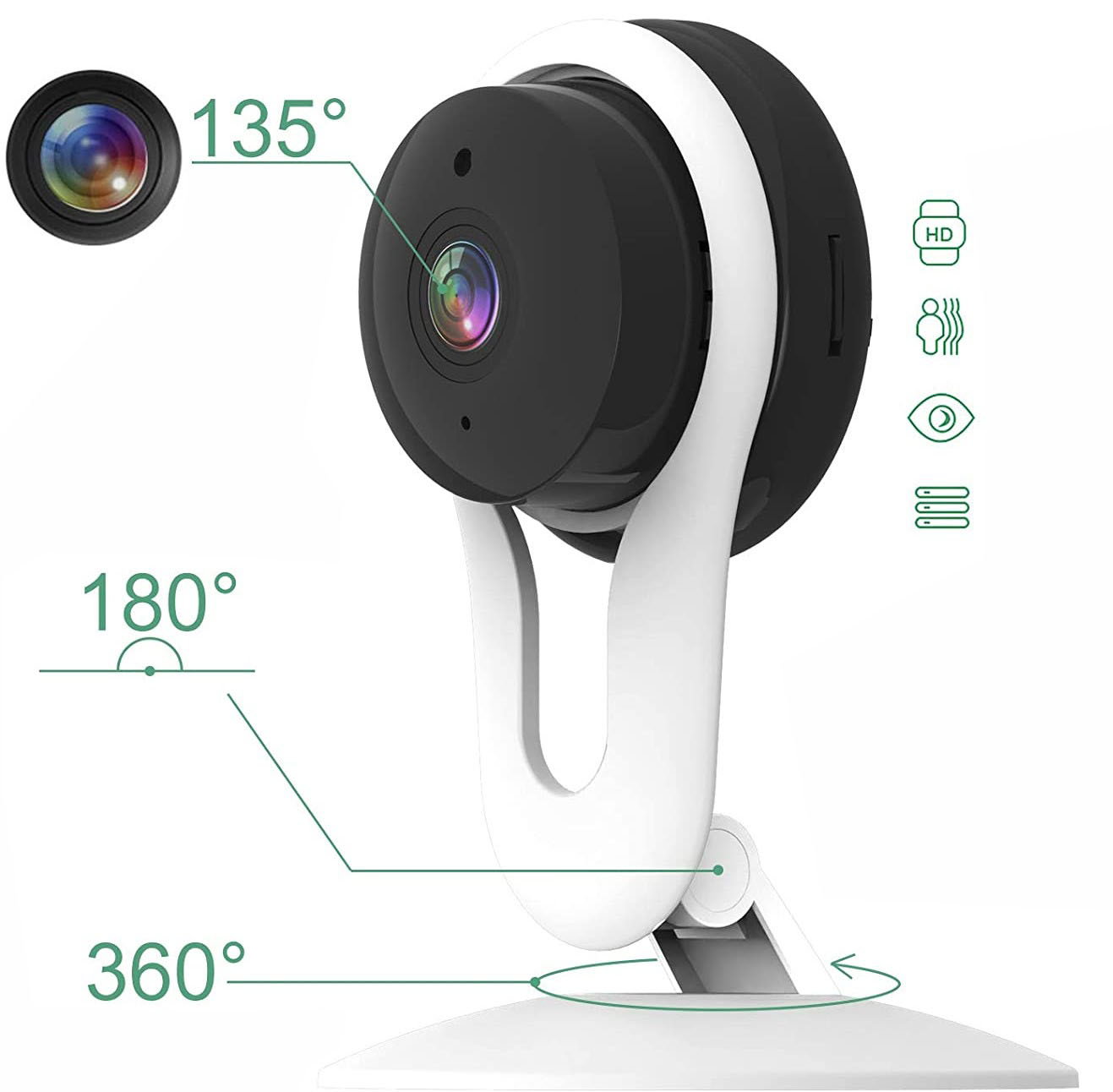 Kamera domowa Antela 1080p - obrazek 3