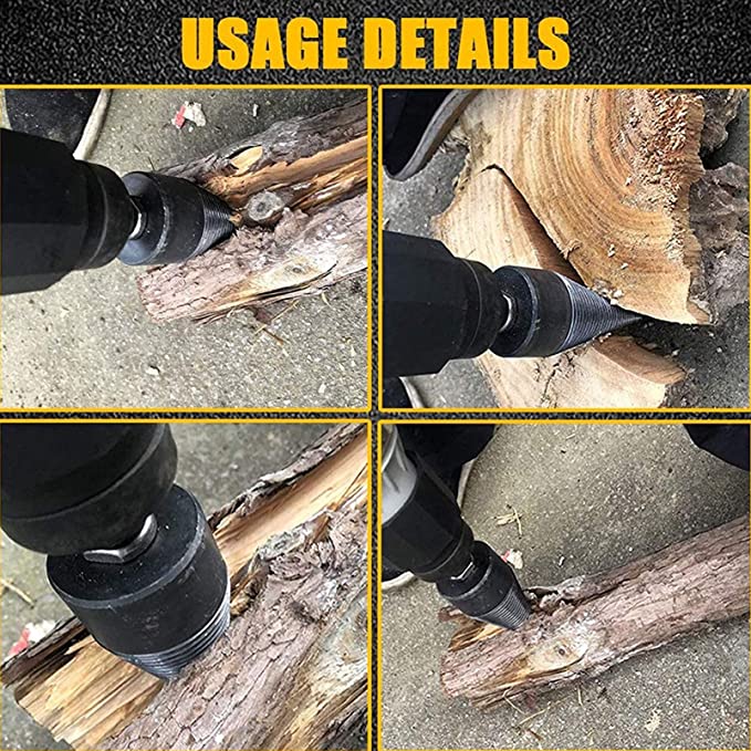 ŁUPARKA ŚWIDER DREWNA OPAŁOWEGO WIERTARKI 42MM - obrazek 3