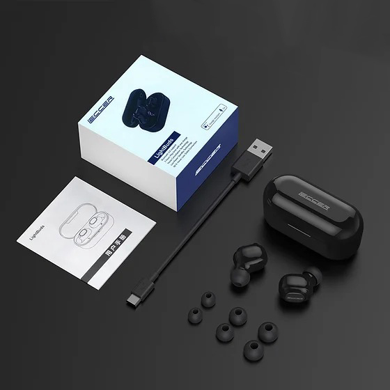 LECCER Słuchawki bezprzewodowe Bluetooth 5.0 - obrazek 2