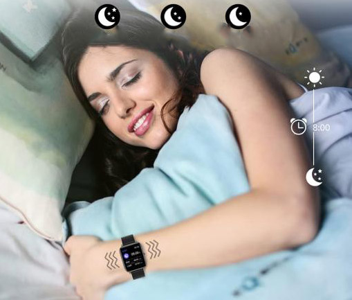 Smartwatch P22B 1.4'' Czarny - obrazek 3