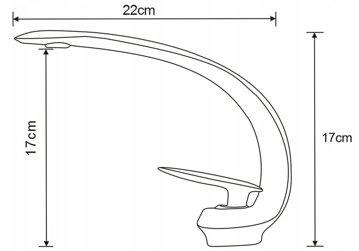 THEEIERCE BATERIA UMYWALKOWA STOJĄCA CHROM - obrazek 2