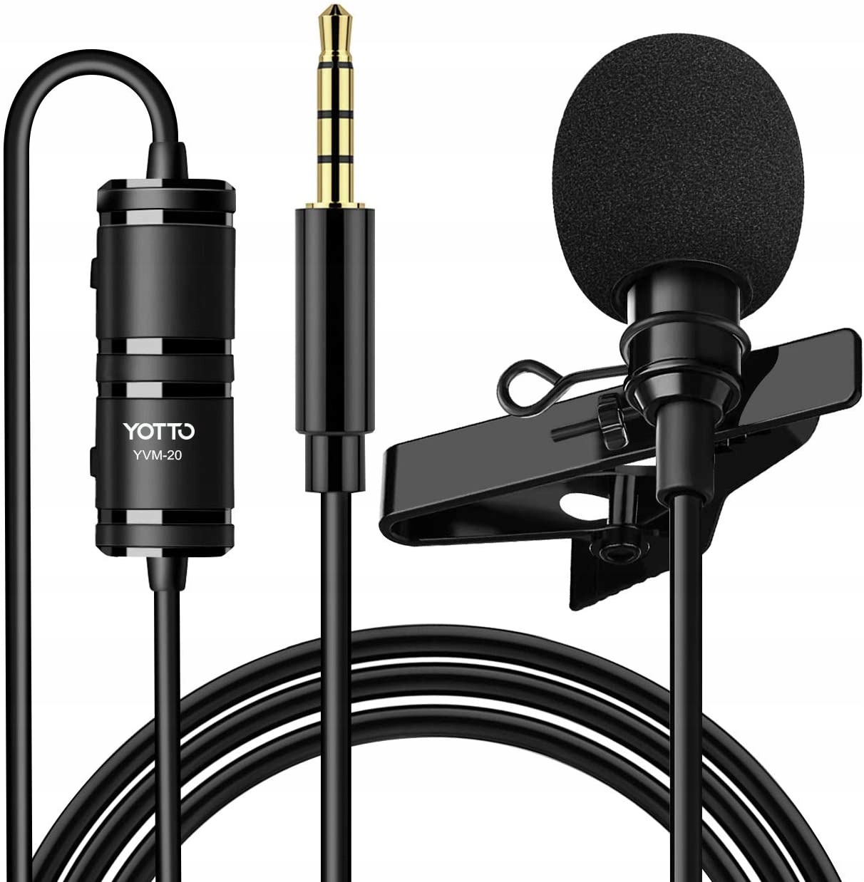 Mikrofon na klip Yotto YVM-20 lavalier 3,5mm
