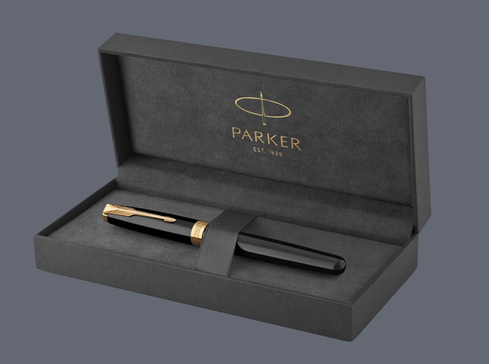 PARKER Pióro wieczne Czarny lakier 1931494 - obrazek 5