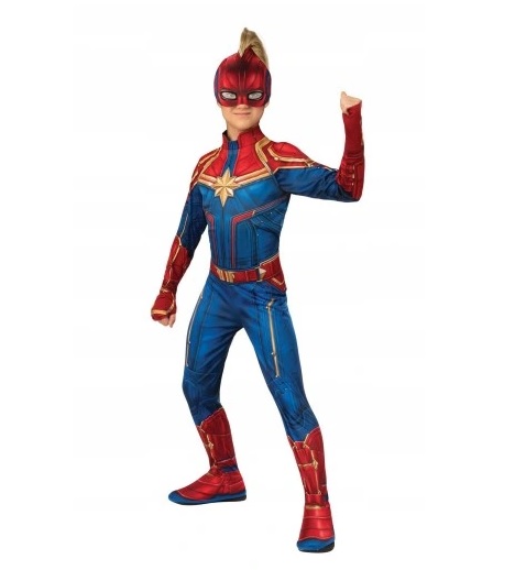 Dziewczęcy kostium Kapitan Marvel