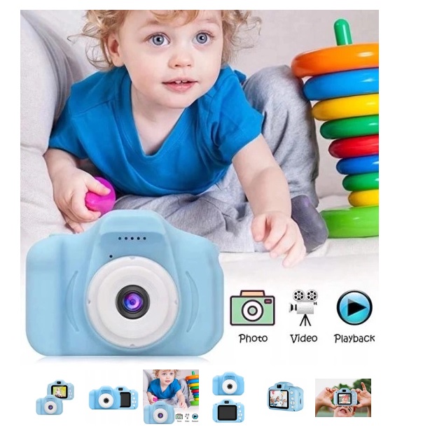 Children's Digital Camera Mini Dziecięcy Aparat Cyfrowy HD 1080p + Gry - obrazek 3