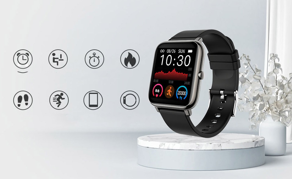 Smartwatch P22B 1.4'' Czarny - obrazek 5