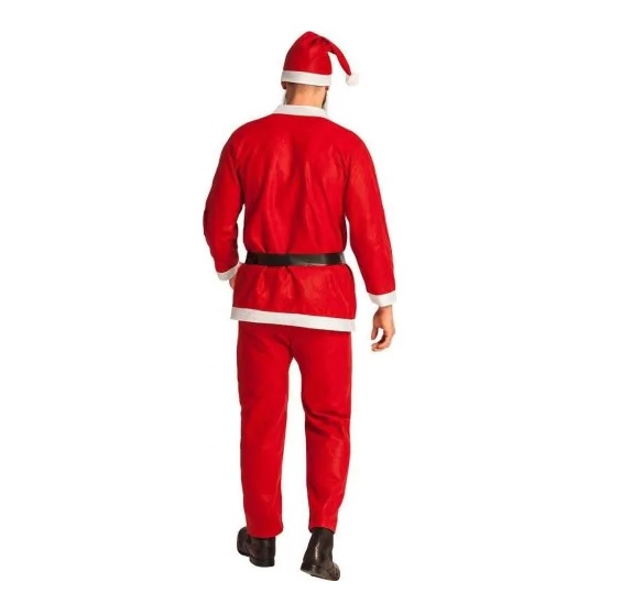 Kostium Świętego Mikołaja, czerwono-biały, M/L - obrazek 3
