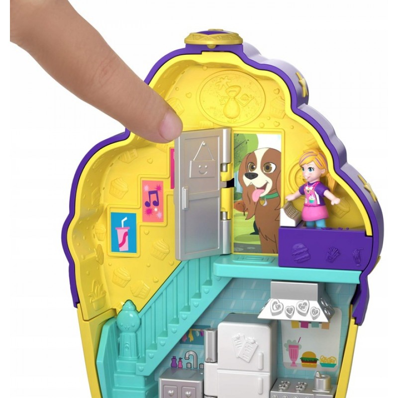 Polly Pocket Kawiarnia w babeczce FRY36 - obrazek 3