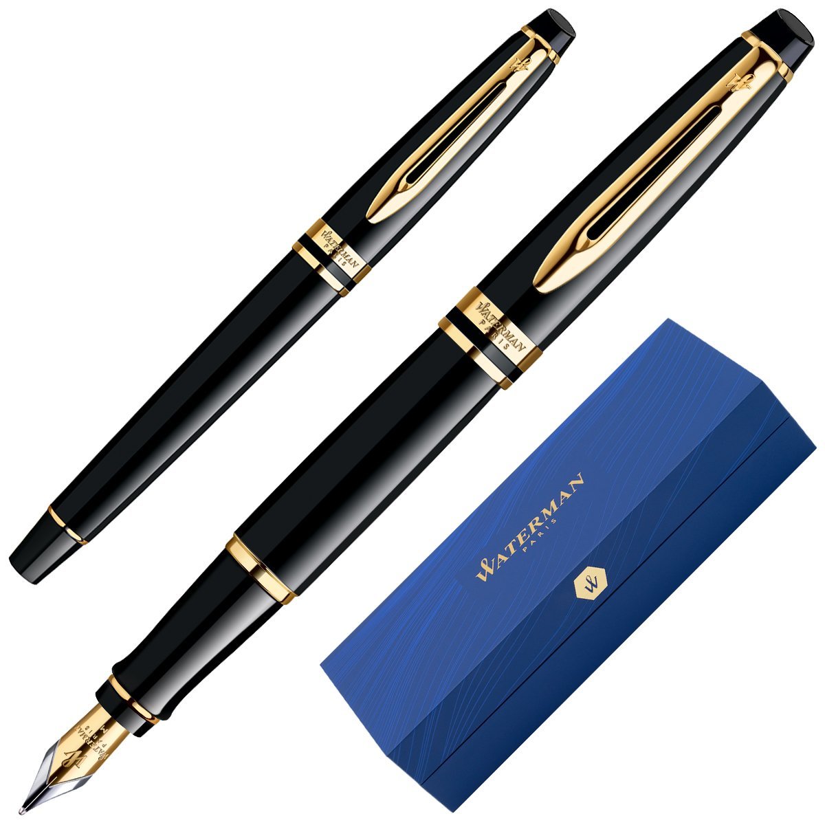 WATERMAN Pióro wieczne Expert Czarne GT - obrazek 2