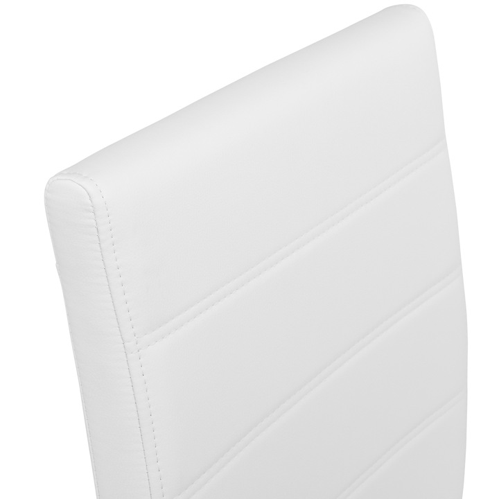 Krzesła Białe kuchnia Jadalnia tectake 402550 - obrazek 2