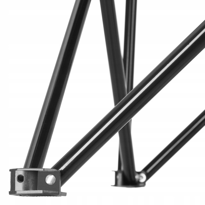 Krzesło 2szt turystyczne z oparciem TecTake czarny - obrazek 3