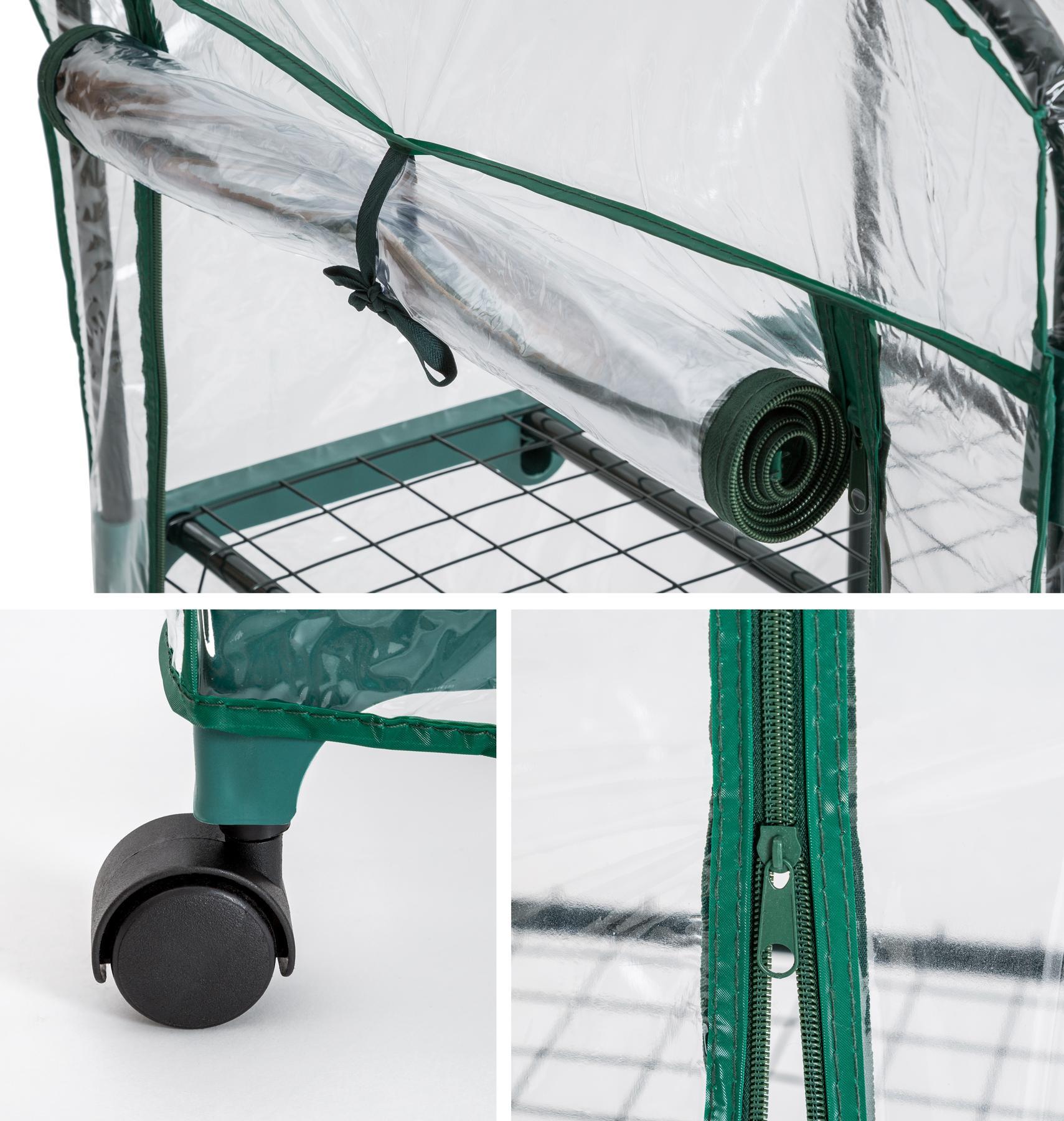 Szklarnia balkonowa ogrodowa tunel foliowy 401862 - obrazek 4