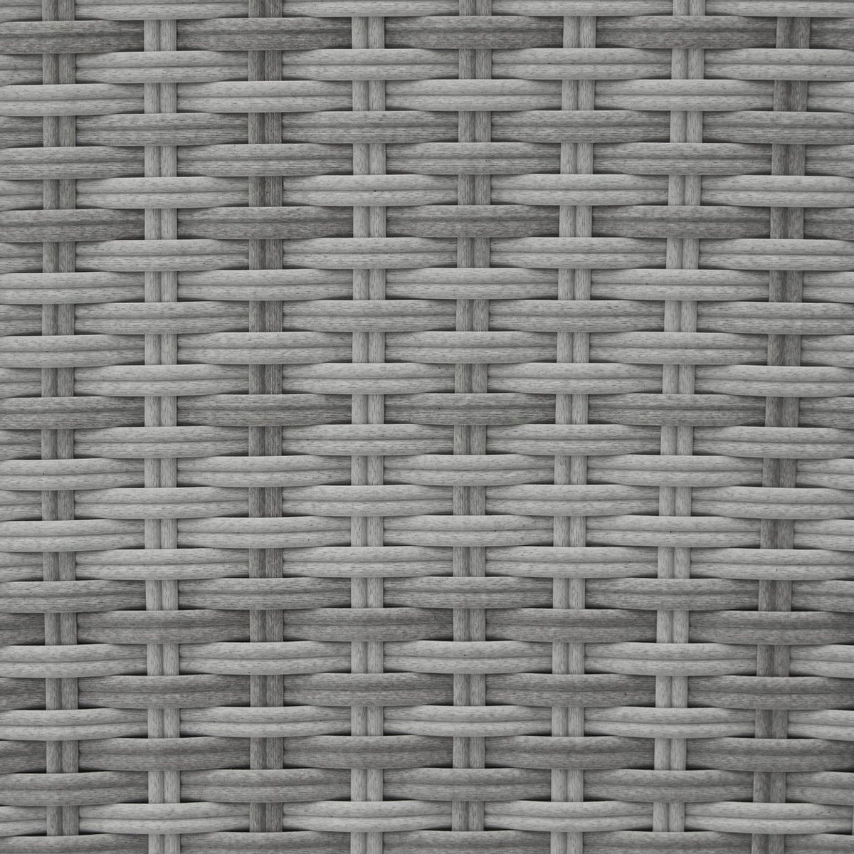 Krzesła 2szt ogrodowe TecTake technorattan szary - obrazek 6