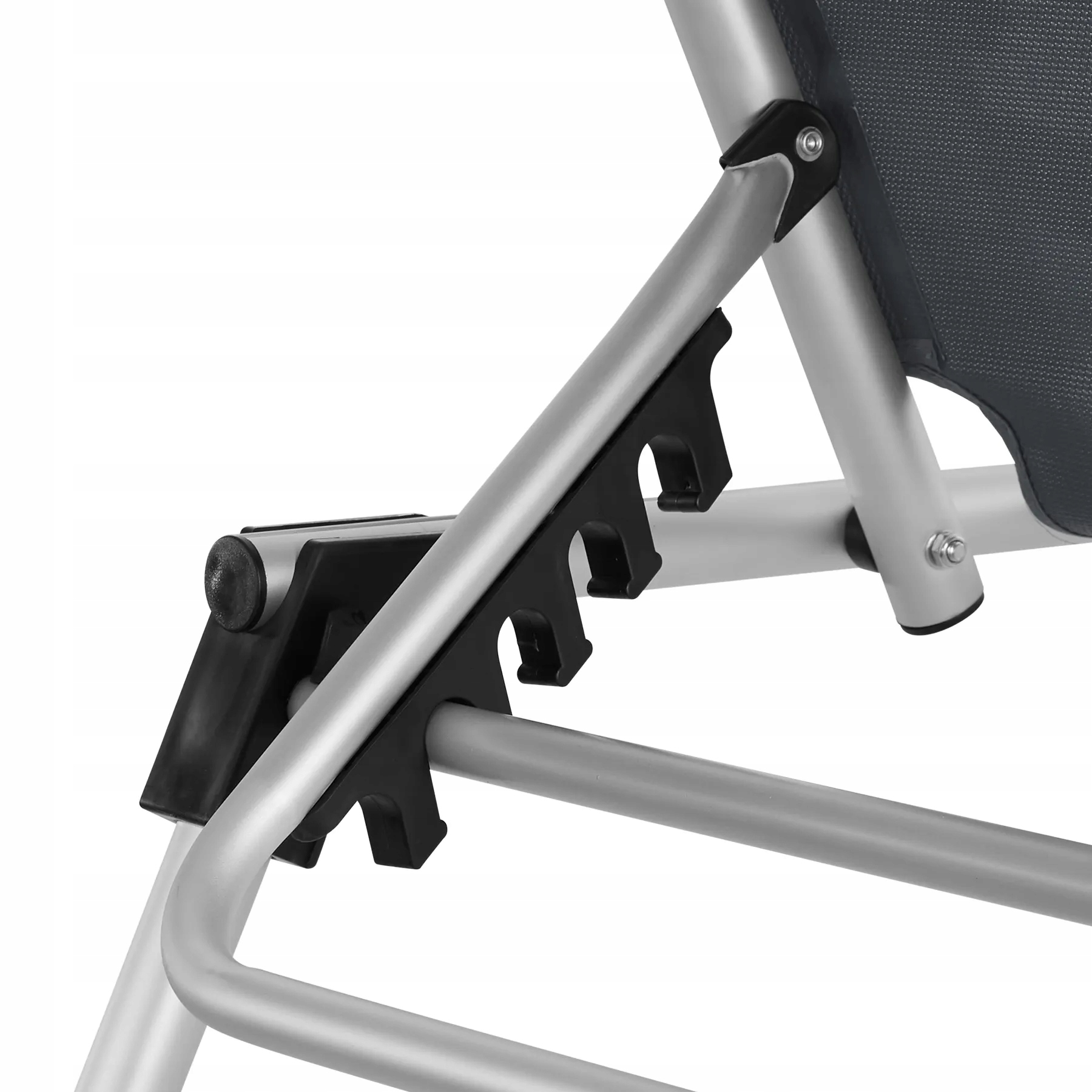 Leżak plażowy Lorella szary regulacją szary - obrazek 6