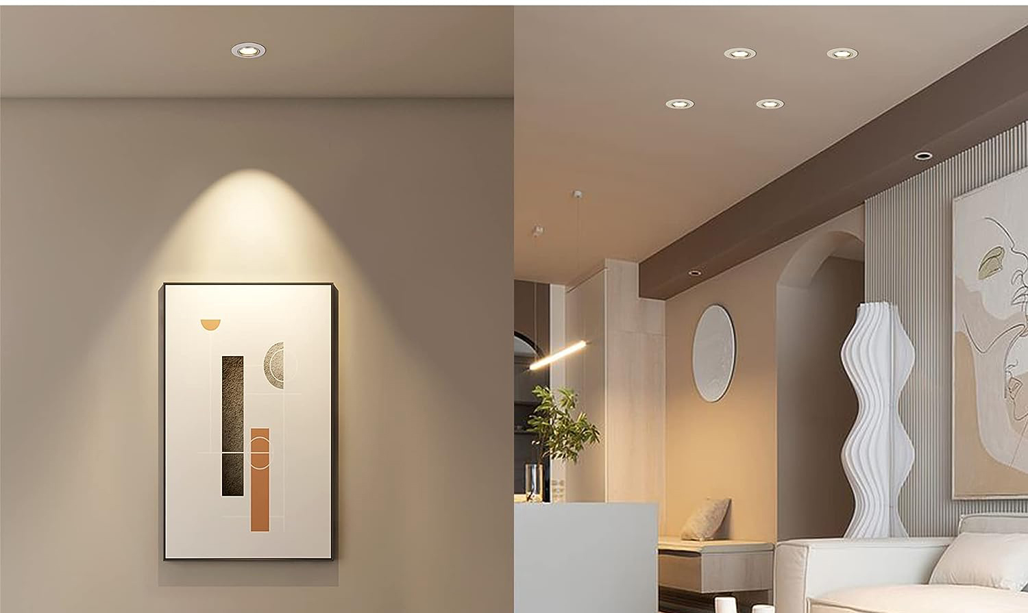 EDISHINE Reflektory LED z możliwością ściemniania 10 sztuk - obrazek 2