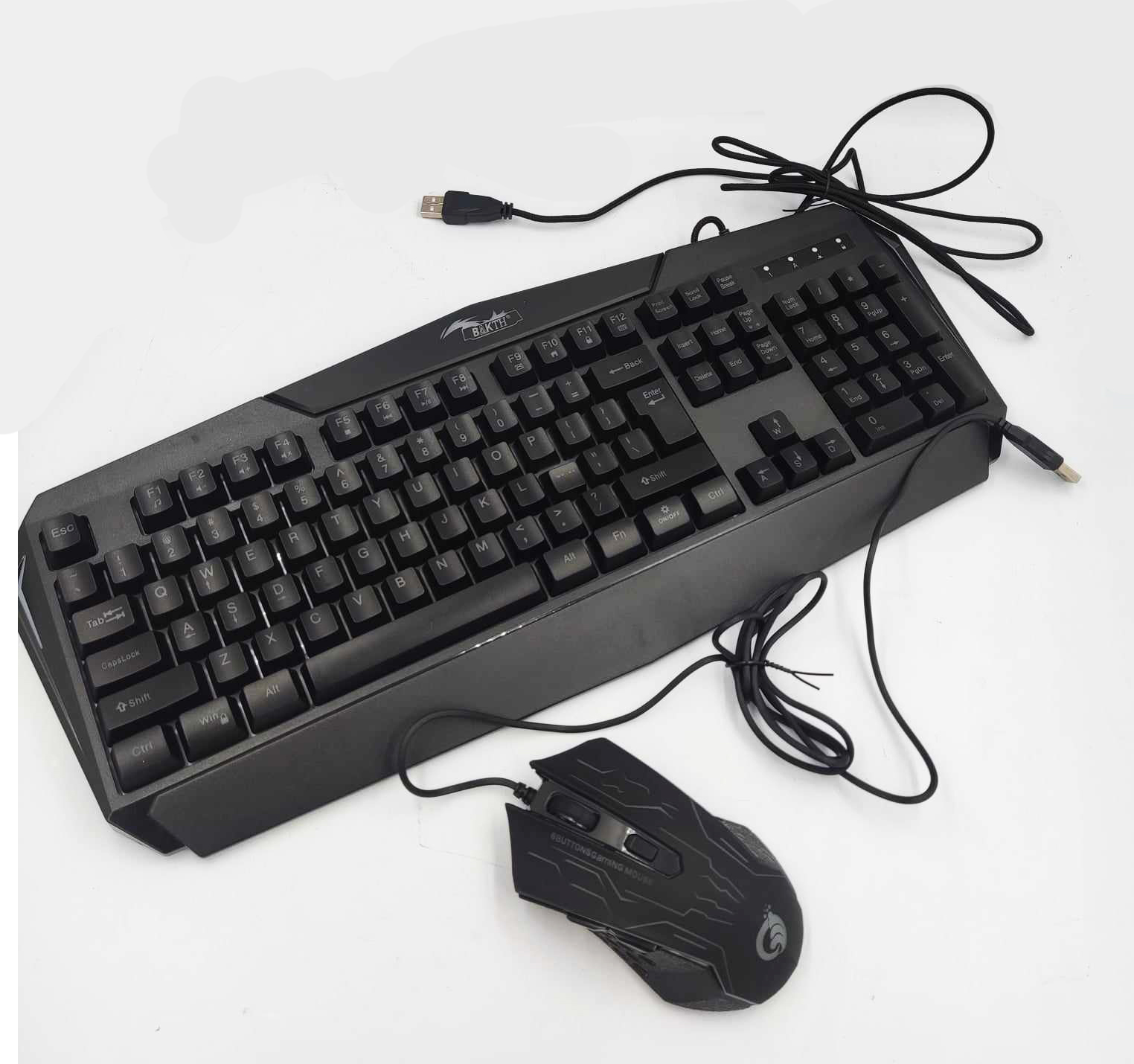 Zestaw BAKTH Klawiatura K5 i mysz M10 RGB LED - obrazek 2