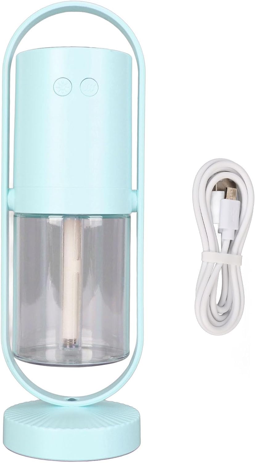 Nawilżacz powietrza dyfuzor zapachowy LED Niebieski - obrazek 2