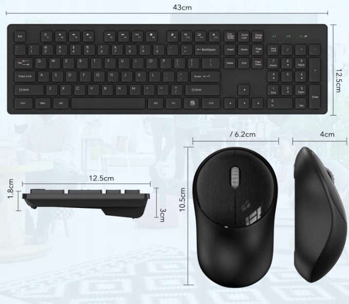 Zestaw KLAWIATURA + Mysz G9300 + MYSZ - obrazek 6