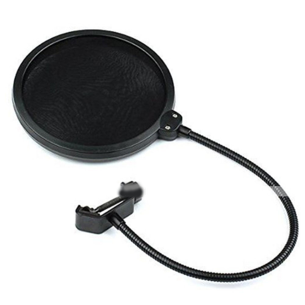 Mikrofon kondensatorowy PC Zestaw Statyw POP filtr CZARNY - obrazek 3