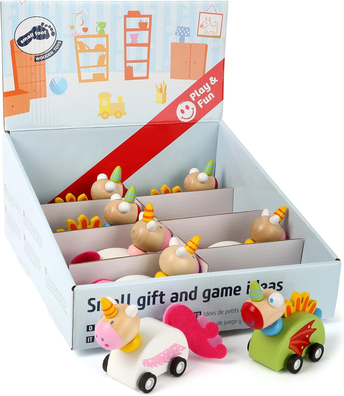 Small Foot 11038 Drewniane Zwierzątka 8szt