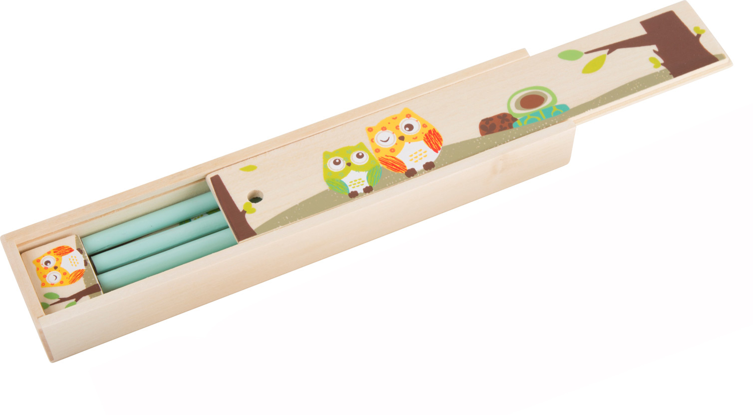 Drewniany piórnik z wyposażeniem Small Foot 3224 - obrazek 2