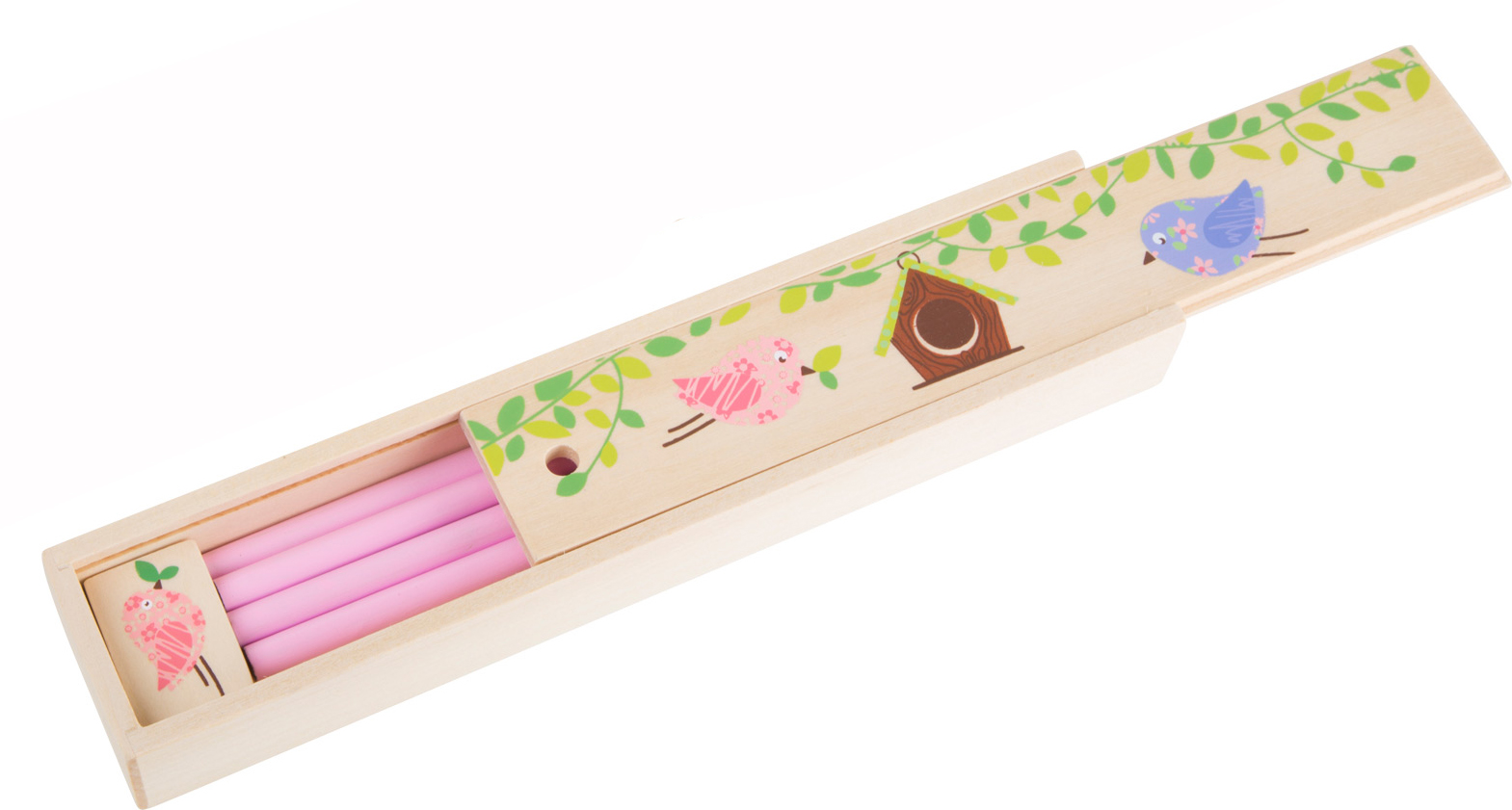 Drewniany piórnik z wyposażeniem Small Foot 3224 - obrazek 2