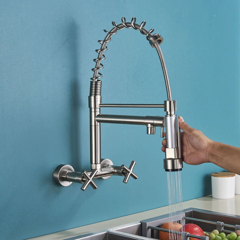 KRAN BATERIA KUCHENNA SREBRNY MAT - obrazek 3