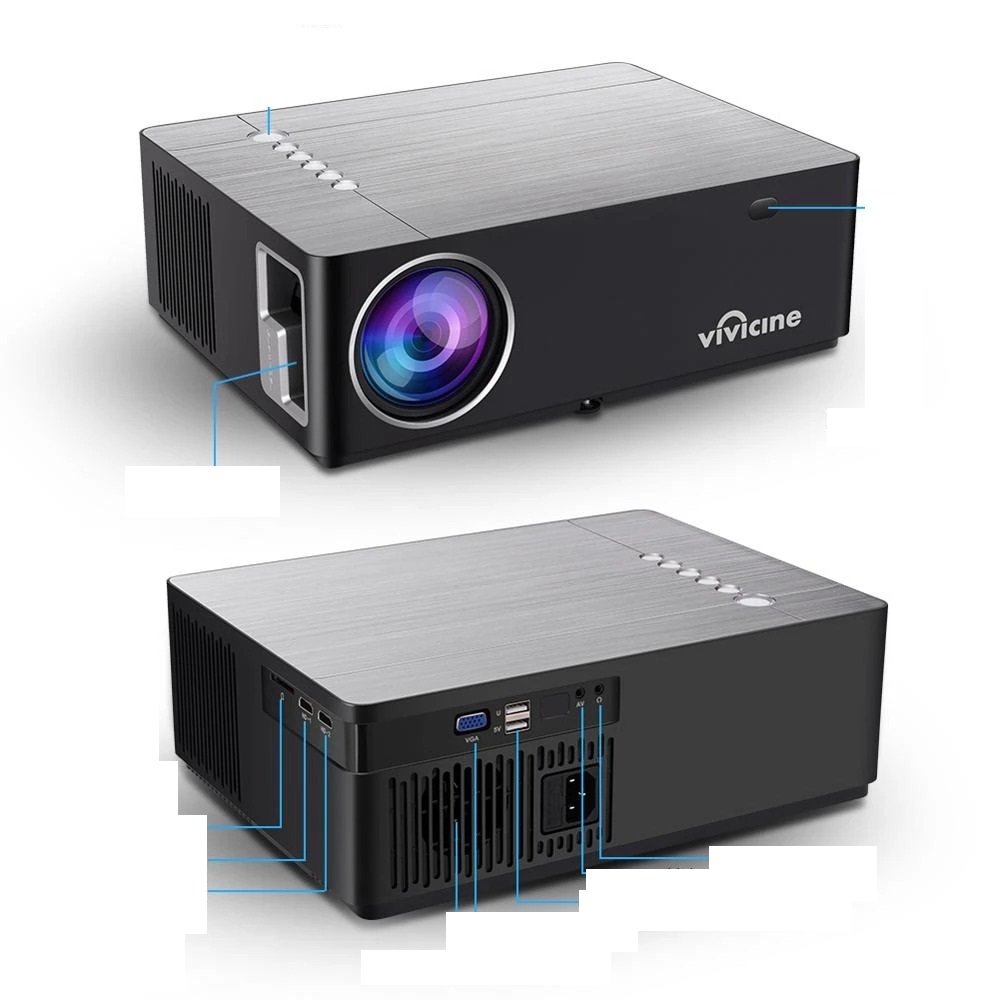 Projektor Rzutnik VIVICINE M20 LED FULL HD 1080P - obrazek 4