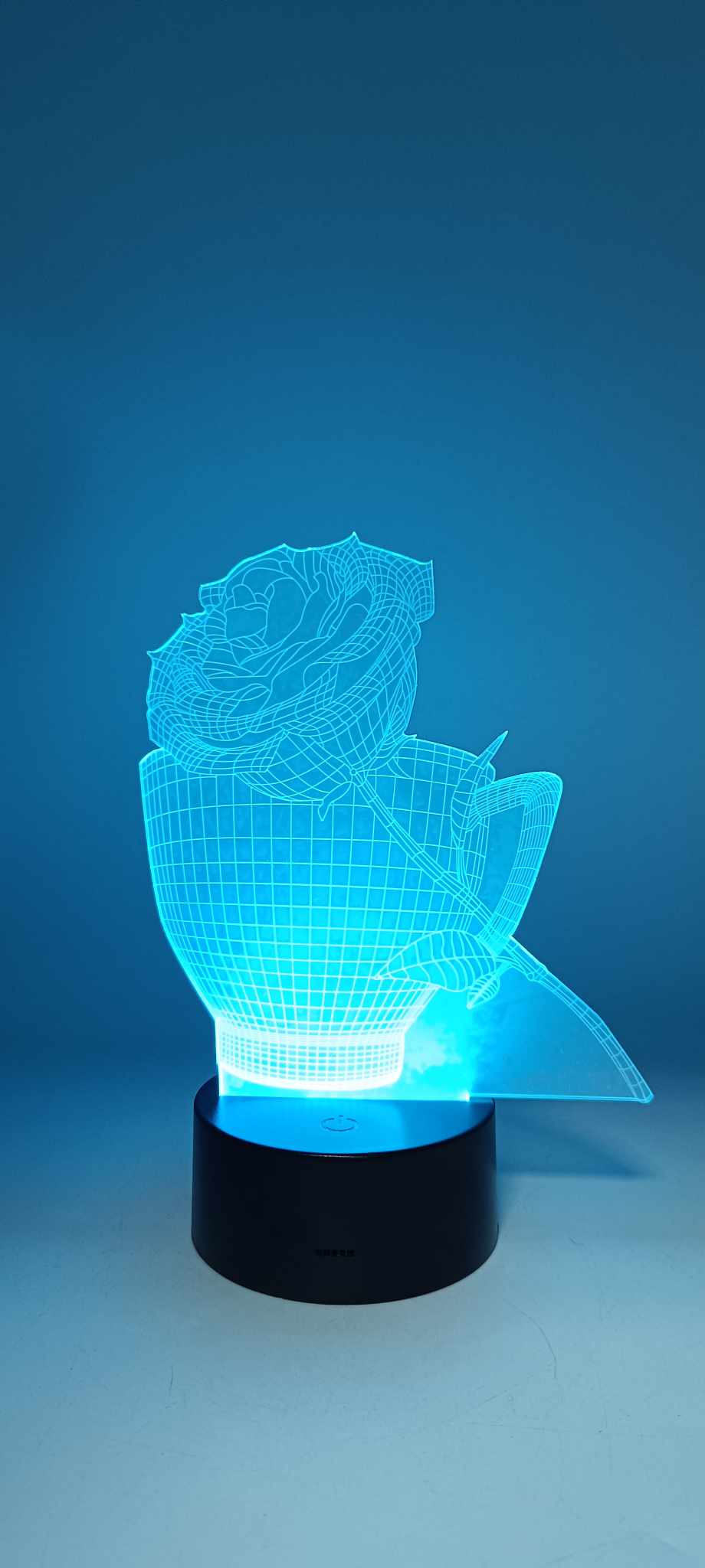 Lampka LED 3D Róża - obrazek 5