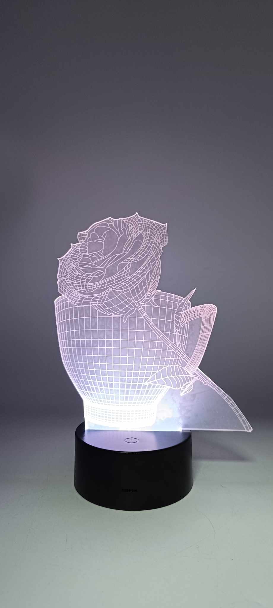Lampka LED 3D Róża - obrazek 6