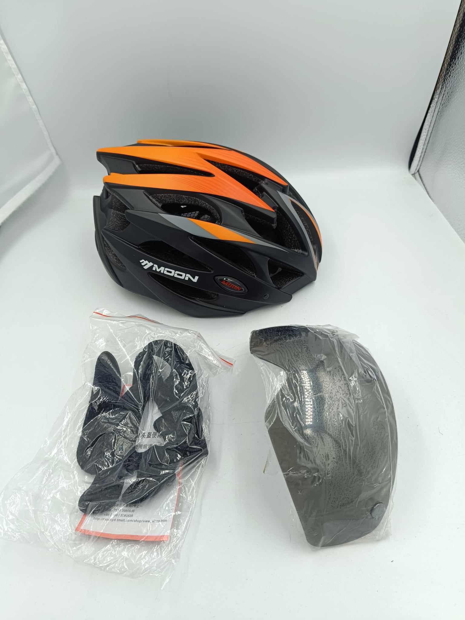 KASK ROWEROWY POMARAŃCZOWY - obrazek 3