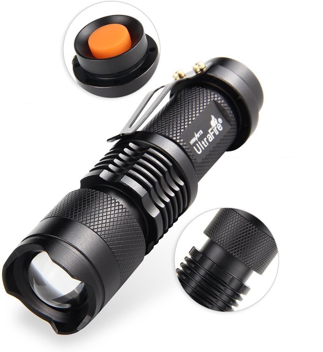 ULTRAFIRE 3-pak mini latarki z regulacją SK68 - obrazek 4