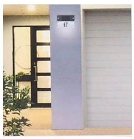 Tabliczka adresowa solarna Numer BUDYNKU LED - obrazek 2